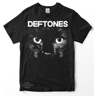 เสื้อยืดลําลอง ผ้าฝ้าย 100% แขนสั้น พิมพ์ลาย deftones SPHYNX สไตล์วินเทจ โอเวอร์ไซซ์ พลัสไซซ์ XS-XXXL สีดํา สําหรับผู้ชาย ของขวัญวันเกิด