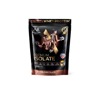 Mountain Rock Whey เวย์โปรตีน สูตรลีน โปรตีนสูง 39g เสริมสร้างกล้ามเนื้อและไม่เพิ่มน้ำหนัก ช่วยเผาผลาญ รสสวิสข็อคโกแลต