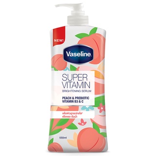 Free Delivery Vaseline Brightening Peach and Prebiotic Serum 550ml. Cash on delivery