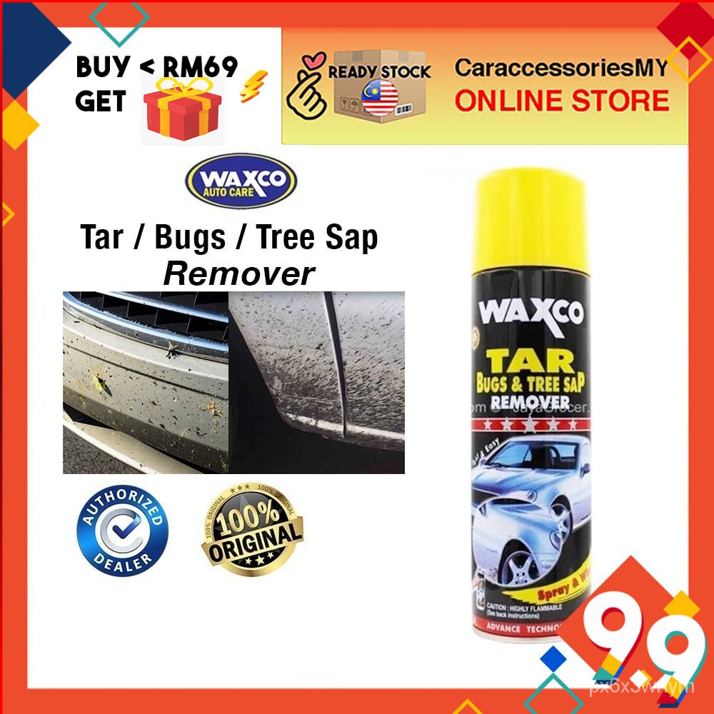 Waxco Tar Bugs & Tree Sap Remover (550ml) car stain remover kereta