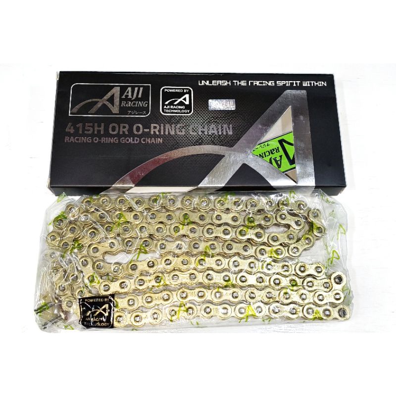 AJI RACING GOLD CHAIN RANTAI ORING 428Hx132L 415Hx122L 415Hx132L