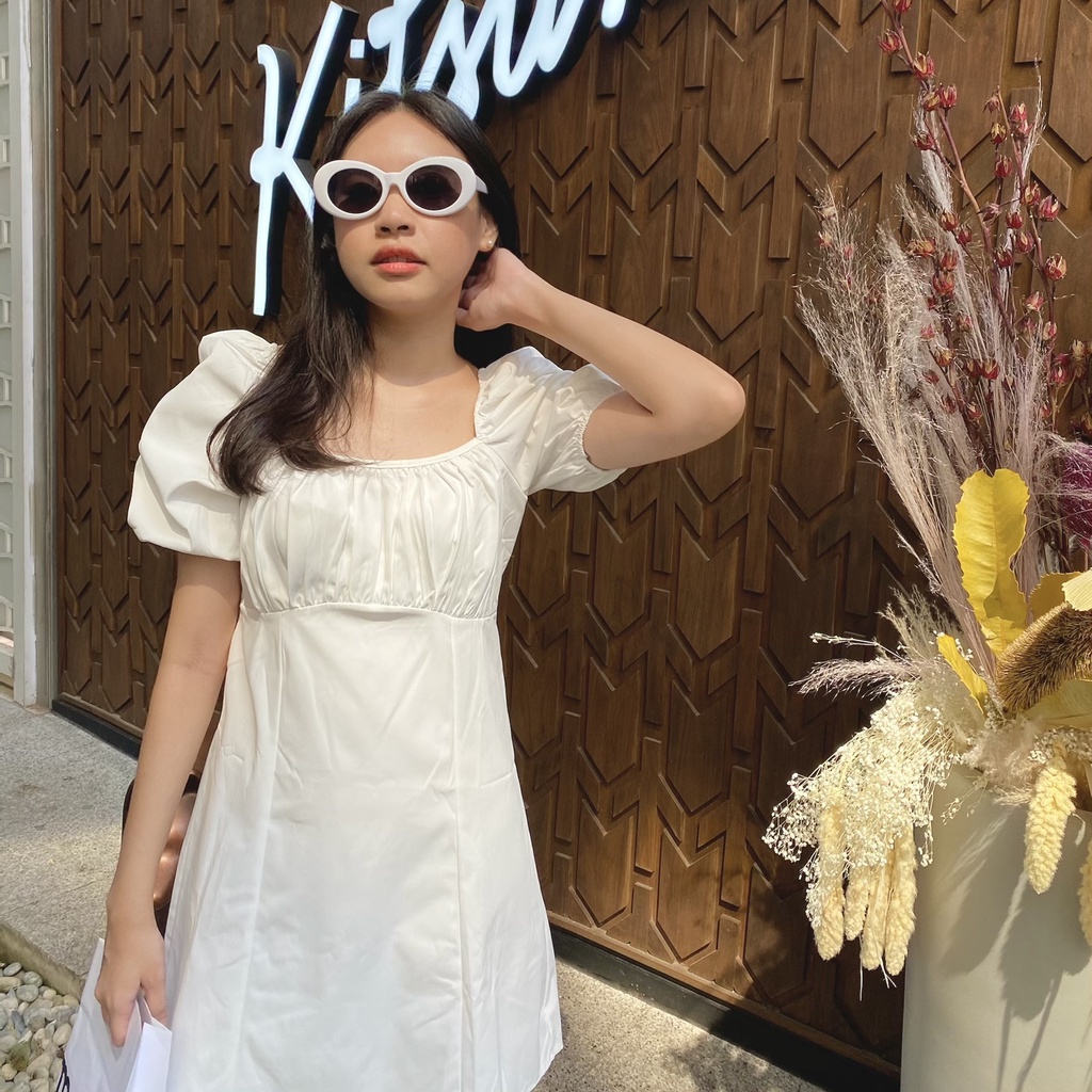 MAUVE - banie dress☁️ ชุดเดรสแขนตุ๊กตา เดรสสั้น