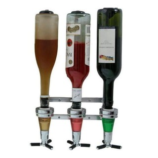 หัวจ่ายเครื่องดื่ม 3 หัว แบบติดผนัง ( Bar Butler )