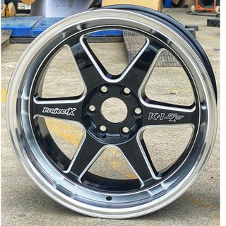 ล้อนาวาร่า PrajectK K1-SF 18x8.5 ET20 6x114.3 ดำเงางานKAYS Navara 4วง