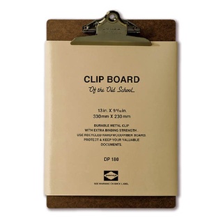 Penco Clip Board A4 Bronze (HDP180) / คลิปบอร์ด ขนาด A4 คลิปสีบรอนซ์ แบรนด์ Penco จากประเทศญี่ปุ่น