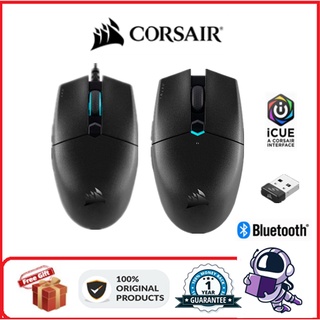 Corsair Katar Pro Ultralight Gaming Mouse 18,000 DPI Optical Sensor 73 Grams Weight Wired/Wireless Gaming Mouse(เมาส์เกมมิ่ง)