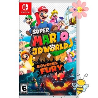 Super Mario 3D World + Bowsers Fury ( มือ1 ) ( Zone US ) ( Zone US/Asia ) แผ่นเกมส์ Nintendo Switch