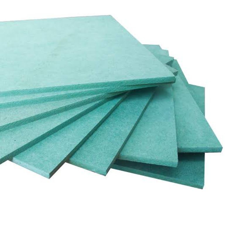HIJAU บอร์ด MDF สีเขียว/ HMR 12mm (30x30)cm ไม้อัด MDF สีเขียว HMR 12mm