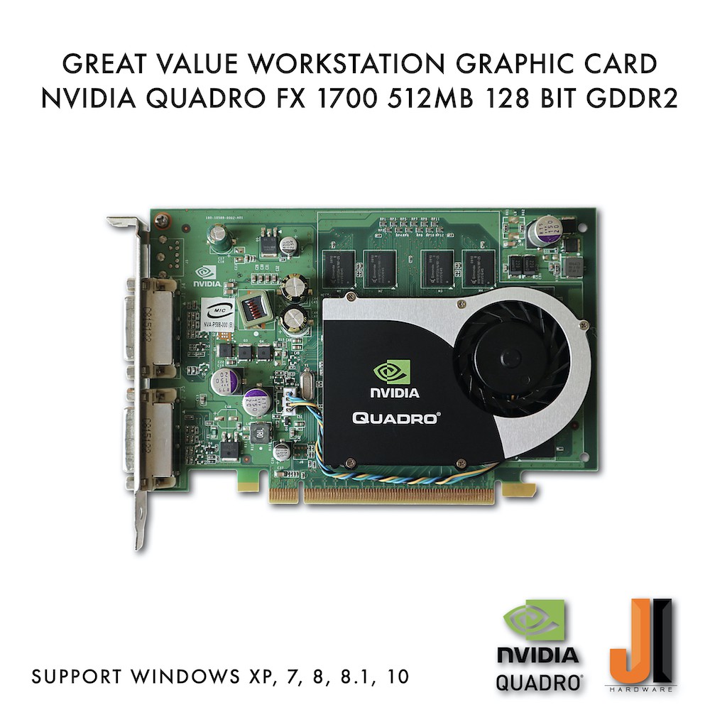 Nvidia Quadro FX 1700 512MB-128 BIT GDDR2 (มือสอง)