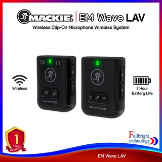 Mackie EM Wave (LAV) Wireless Clip-On Microphone Wireless System ไมโครโฟนไวเลสหนีบปกเสื้อรุ่นใหม่จาก Mackie รับประกันศูนย์ไทย 1 ปี