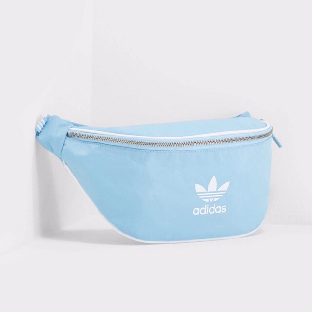 Adidas Waist Bag แท้100% กระเป๋าคาดอก สีฟ้าอ่อน ใหม่ล่าสุด!!