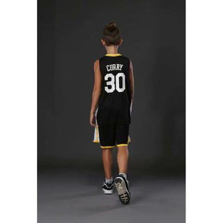 เสื้อกีฬาบาสเก็ตบอล ลายทีม Golden State Warriors No.30 สําหรับเด็กผู้ชาย