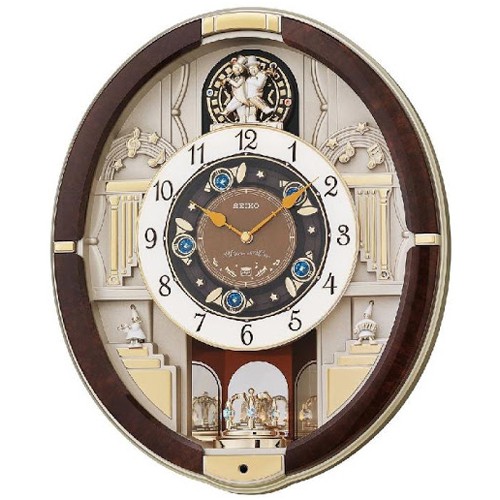 นาฬิกาแขวน Seiko Melodies in Motion‏ clock มีเสียงเพลง รุ่น QXM289B,QXM289BT