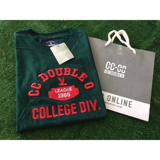 No.12 เสื้อยืดแขนสั้น CC Double O ผ้าคอตตอล100% เกรดพรีเมียม แพทเทิร์นทรงตรงใส่ได้ทั้งผู้ชายผู้หญิง งานคุณภาพสินค้าตรงปก