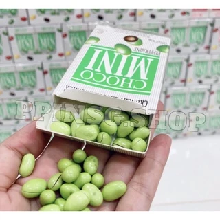 (พร้อมส่ง) 1 กล่องเล็กdelfi choco mini pepermint&assorted ชอคโกแลตมิ้น ขนมวัยเด็ก ขนมยุค 90**