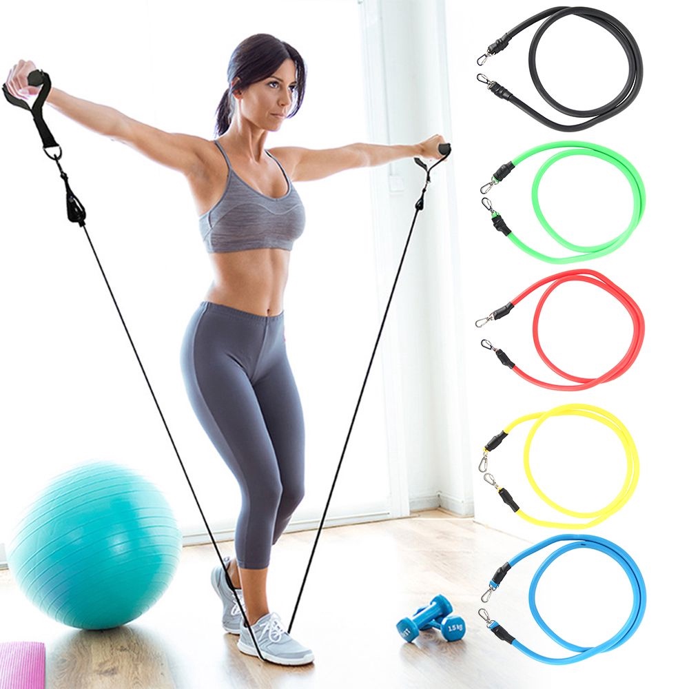 Fitness Pull Rope Durable TPE Stretch Arm Apparatus Yoga Training Bands ...