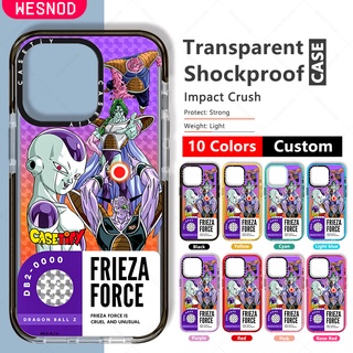 กันกระแทกใสแข็งแฟชั่นเคสโทรศัพท์มือถือ ลายการ์ตูน Dragon Ball Z FRIEZA FORCE สําหรับ IPhone 11 Pro Max Xs X Xr 7 8 Plus 12 13 Miniคุณภาพสูงใสบางนิ่มTpu Casetifyซิลิโคนยี่ห้อ