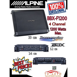 ALPINE BBX-F1200 พาวเวอร์แอมป์ 4 ch class AB ยี่ห้อชั้นนำ