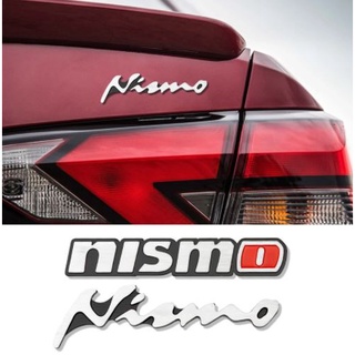 โลโก้ นิสโม่ อลูมิเนียม นิสสัน มีกาวพร้อมติดตั้ง Nissan Nismo aluminuem logo Almera Tiida Sunny LIVINA TEANA Skyline Juk