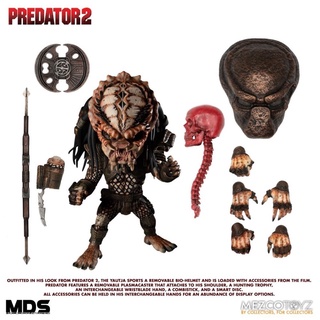 Mezco Toyz MDS PREDATOR 2 DELUXE CITY HUNTER