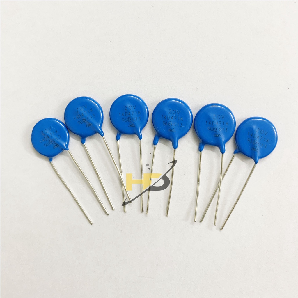 Surge Capacitor 14D471K - Vartor 14D471K 470VDC (ชุด 5 ชิ้น)