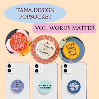 01) tana popsocket grip: WORDS MATTER