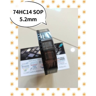 74HC14 SOP 5.2mm (1ชุดมี2ตัว)