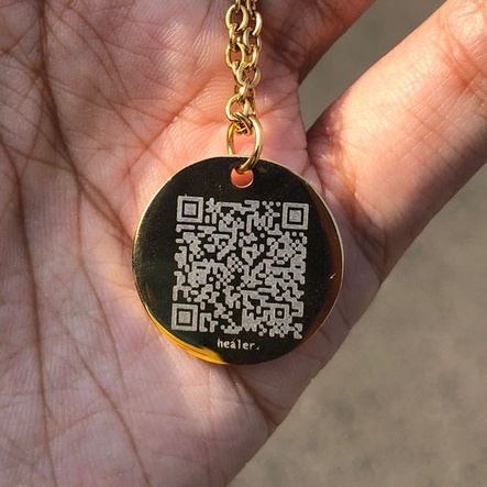 สร้อยคอ BARCODE / QRCODE แบบกําหนดเอง