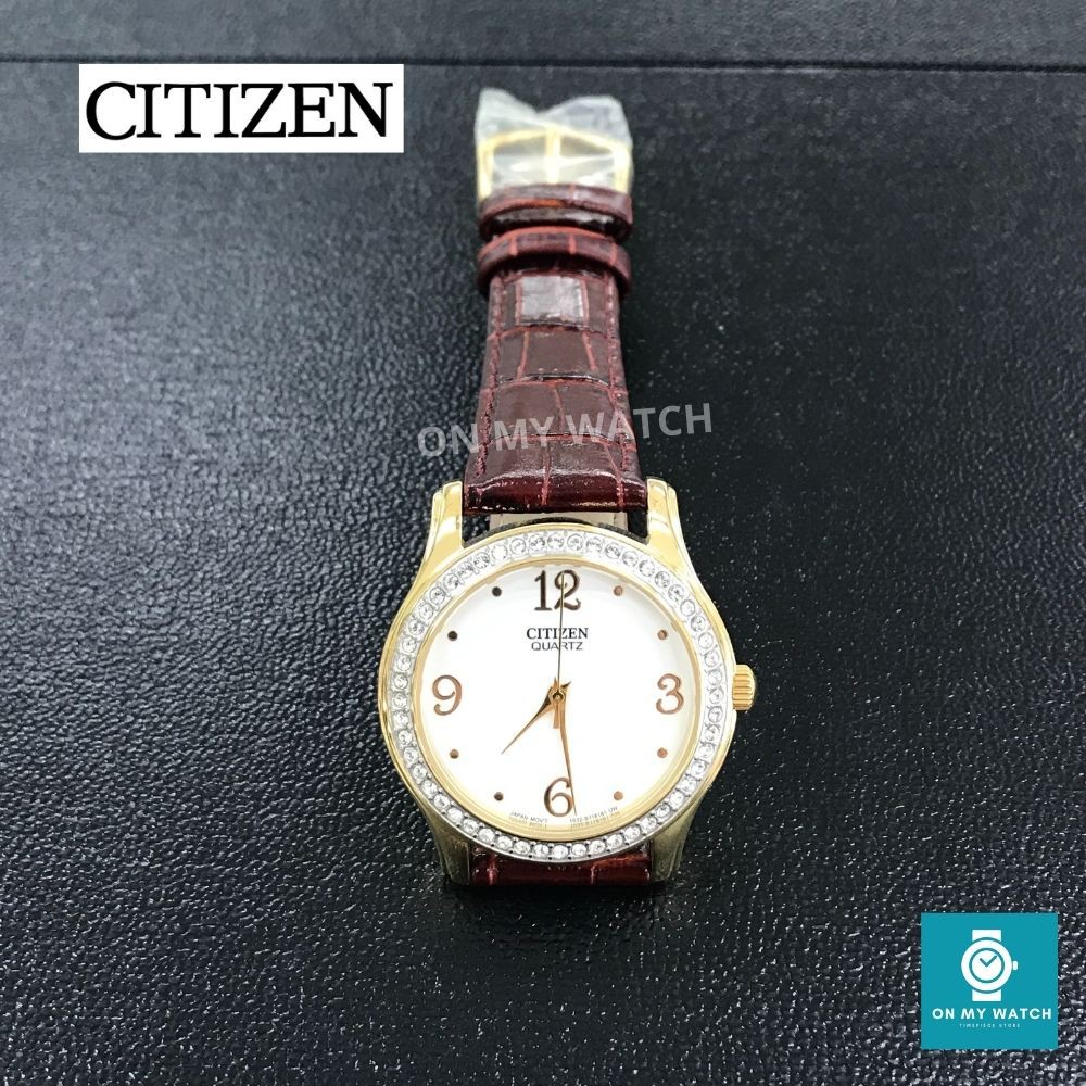 นาฬิกาข้อมือผู้หญิง CITIZEN Crystal lady รุ่น EL3012-00A