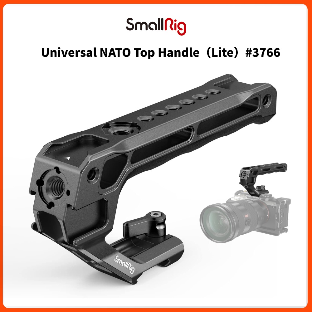 Smallrig ที่จับด้านบนกล้อง อุปกรณ์เสริม สําหรับรางรถไฟ NATO(Lite)3766