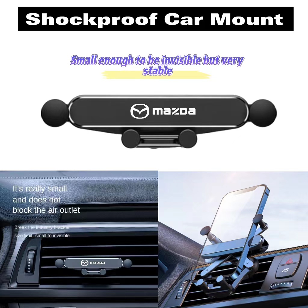 Phone Holders 122 บาท ที่วางโทรศัพท์ในรถยนต์ ช่องระบายอากาศ ใส่การ์ด สําหรับ Mazda สากล นําทาง GPS ที่วาง อะไหล่รถยนต์ Automobiles