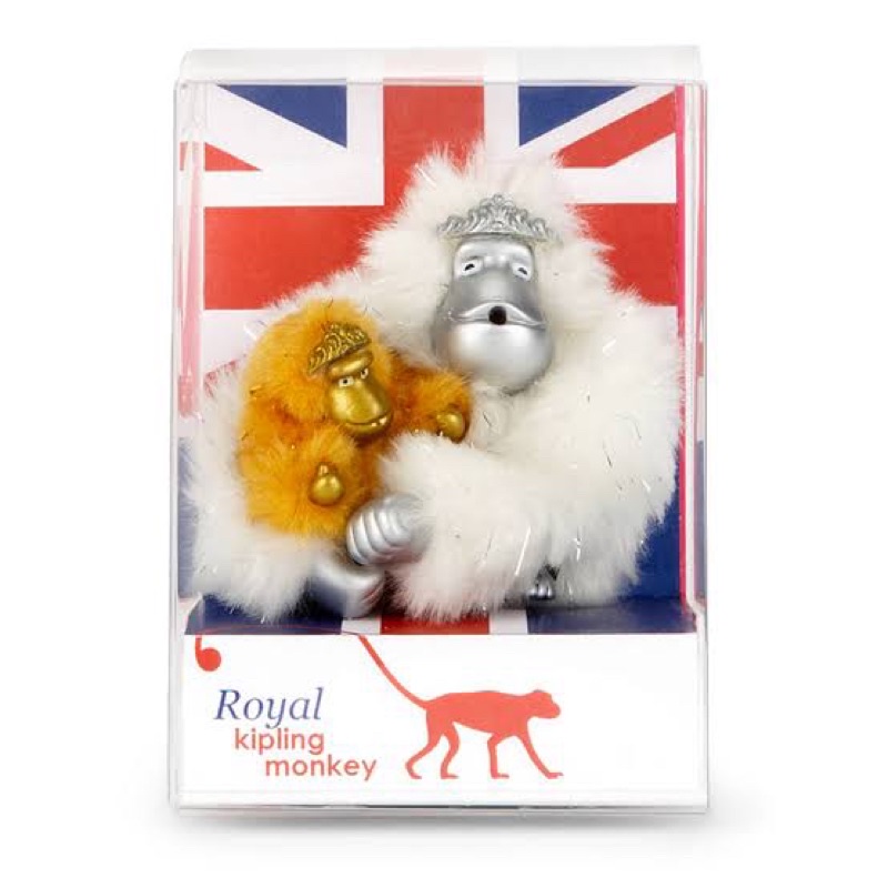 Kipling Keychain Royal Baby Monkey