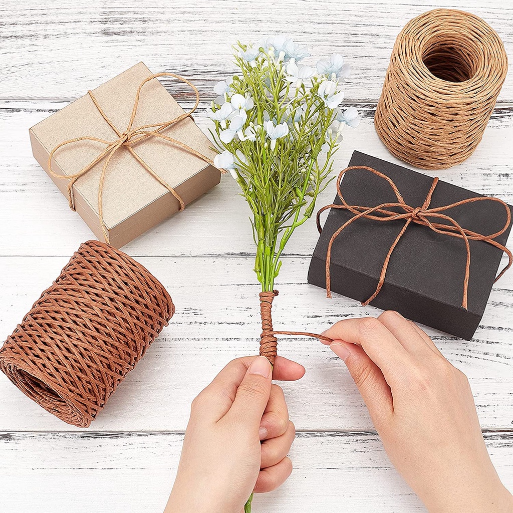 Beebeecraft Floral Bind Wire 2 Rolls 2mm in Diameter 164 Feet Vine Wire