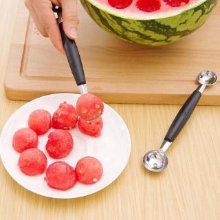 Double Ended Head Stainless Steel Fruit Ball Carving Knife Digging Spoon IceCream Platter Kitchen Tool