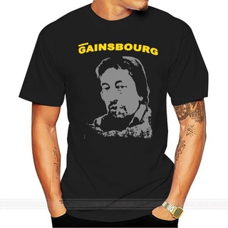 เสื้อยืด พิมพ์ลายนักร้อง gainsbourg serge gainsbourg 60s 70s สไตล์ฝรั่งเศส สําหรับผู้ชาย