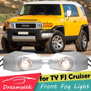 หลอดไฟตัดหมอกฮาโลเจน H3 พร้อมสวิตช์รีเลย์ สําหรับ Toyota FJ Cruiser 2007-2021