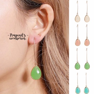 📬 พร้อมส่ง : ต่างหูระย้าคริสตัล | Crystal Drop Earring.