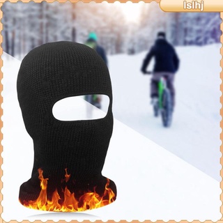 หน้ากากไหมพรม แบบเต็มหน้า กันลม กันความร้อน สําหรับขี่รถจักรยานยนต์ เล่นสกี ขี่จักรยาน เล่นสกี ฤดูหนา