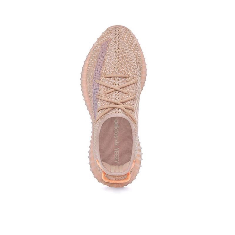 adidas Yeezy 350 Boost V2 Clay ผู้ชายและผู้หญิงรองเท้าผ้าใบแบบสบาย