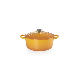 หม้อเหล็กหล่อทรงกลม ขนาด 20CM สีเหลือง SIGNATURE ROUND CASSEROLE 20CM NECTAR