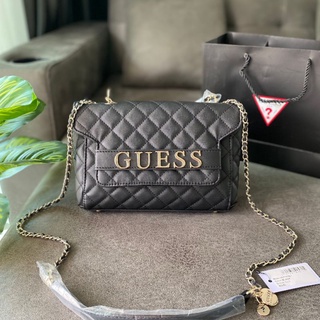 GUESS ILLY CONVERTIBE CROSSBODY FLAP BAG กระเป๋าสะพาย