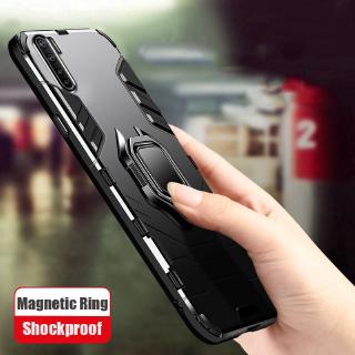 เคสโทรศัพท์ป้องกันการกระแทกวงแหวนแม่เหล็กสําหรับ oppo realme 6 pro