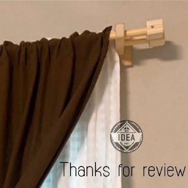 หัวปิดราวผ้าม่าน ขนา