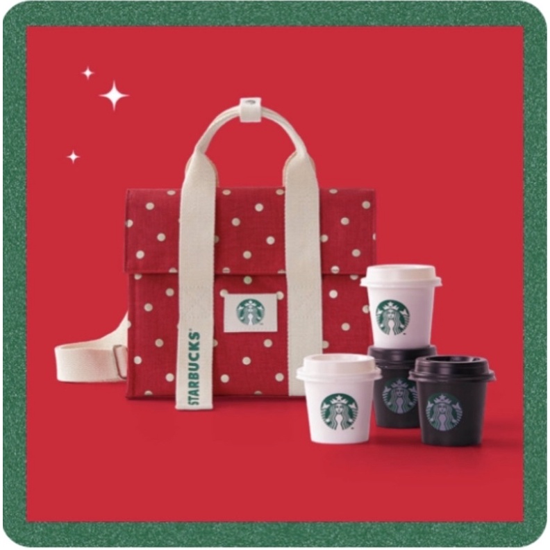 Starbucks cooling bag christmas 2021 กระเป๋าเก็บความเย็น starbucks