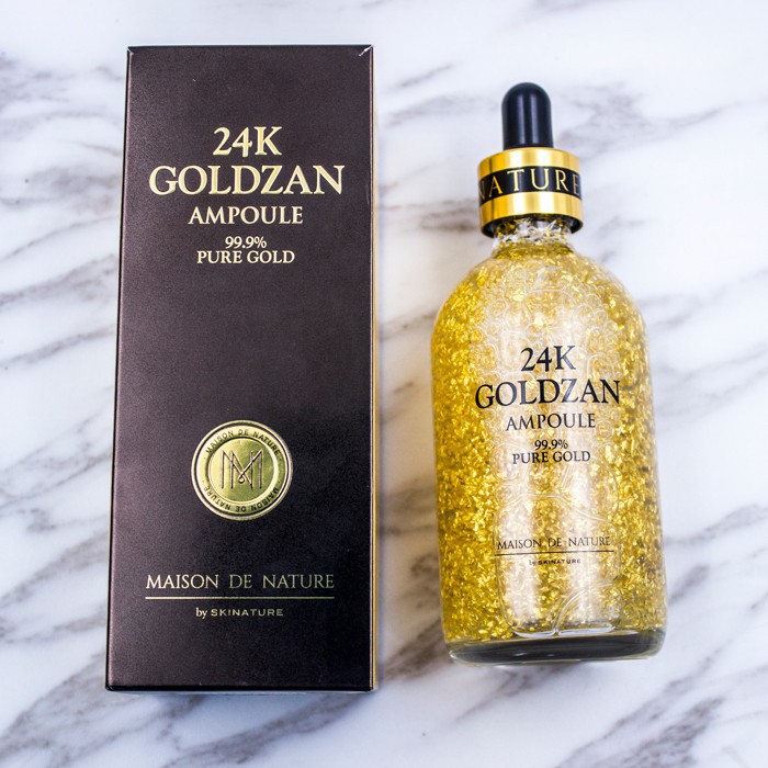 เซรั่ม ทองคำ 24K เข้มข้นแท้บริสุทธ์ 99.99 %goldzan ampoule 99.9 pure gold