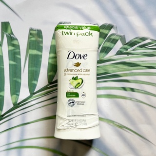 โดฟ ระงับกลิ่น โรลออนสติ๊ก Advanced Care Go Fresh Anti-Perspirant Deodorant Cool Essentials 74g Each Twin Pack (Dove®)