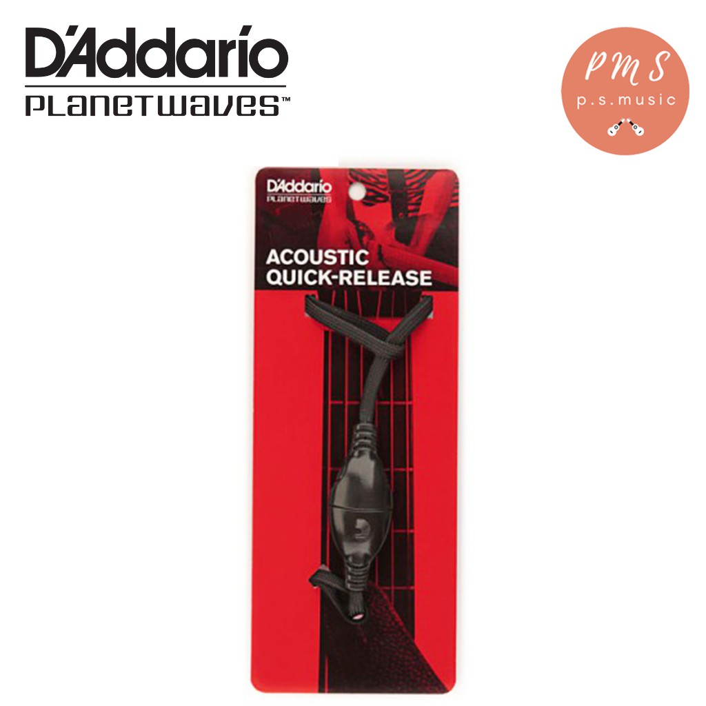 D'Addario® สายเชื่อมต่อสายสะพายกับคอกีตาร์ (Acoustic Quick Release)