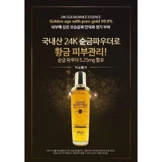 ถูกสุด (สั่งในไลฟ์ลด100)🏆ANJO 24K Gold Radiance Skin Essence 24K Whitening & Anti Wrinkle 150ml.