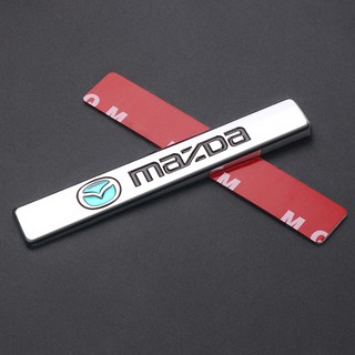 Mazda 3D รถจัดแต่งทรงผมโลหะ 1 X sticker กีฬาด้านท้ายสัญลักษณ์ตราสติกเกอร์รูปลอกโตโยต้า