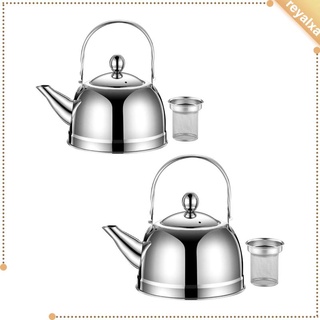 [Reyalxa] Tea Kettle Water Pot with Removable Infuser for Camping Kitchen Hiking